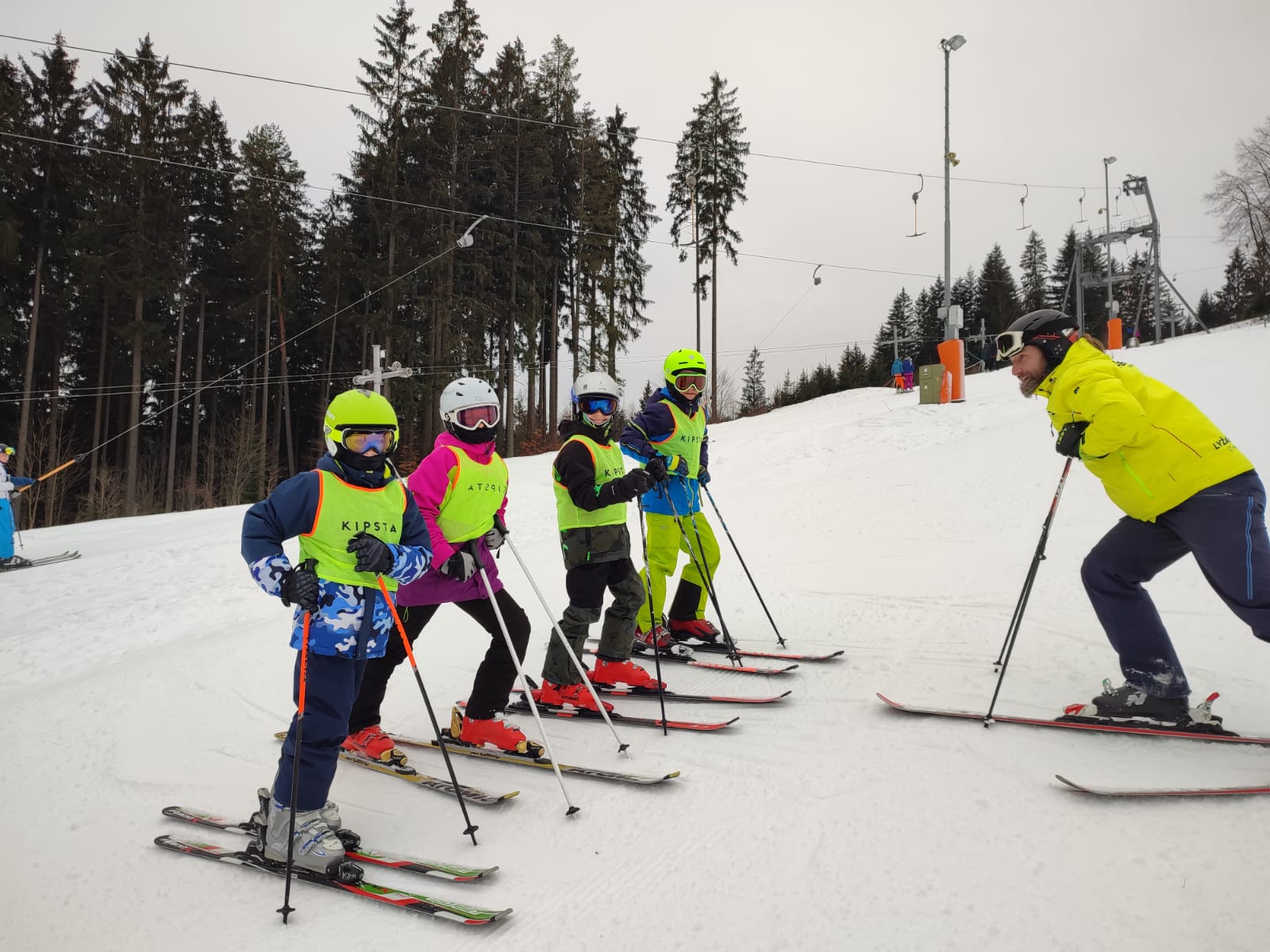 Sjezdové lyžování Ski klubu Velké Karlovice